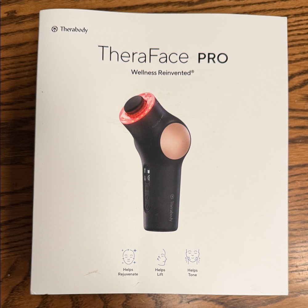 Therabody TheraFace PRO in Black and Red